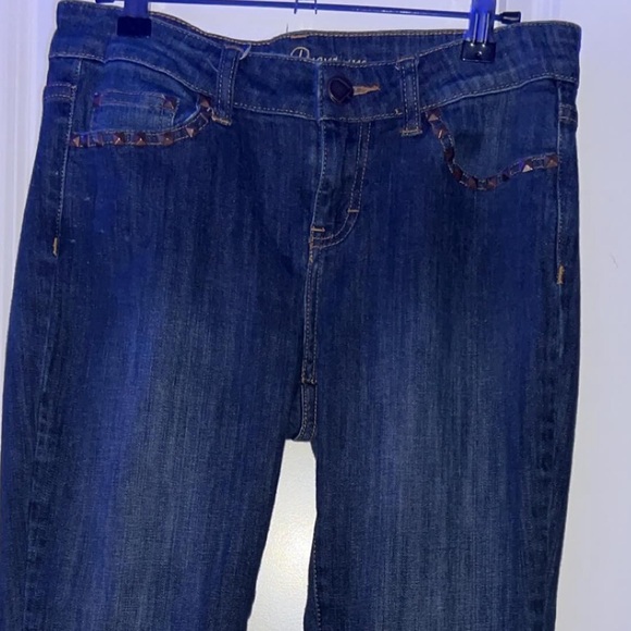 Cache premium studded women's jeans Size 8 - Picture 1 of 3